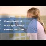 Fliesen streichen mit Fliesenlack
